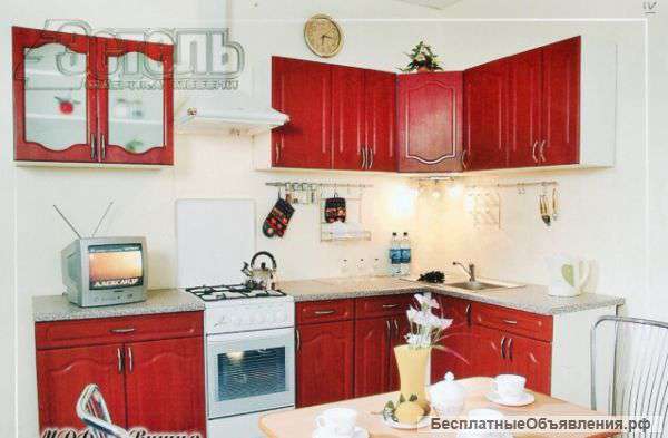 Мдф Вишня-2 кухонный гарнитур на заказ