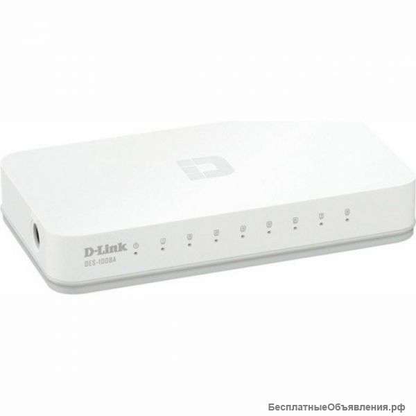 Коммутатор (switch) D-link DES-1008A (новый)