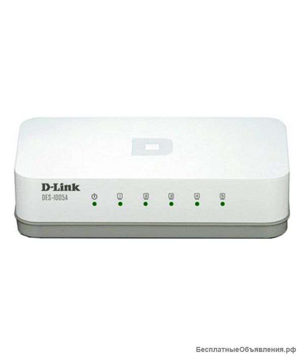 Коммутатор (switch) D-link DES-1005A (новый)