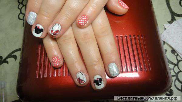 Наращивание ногтей на дому