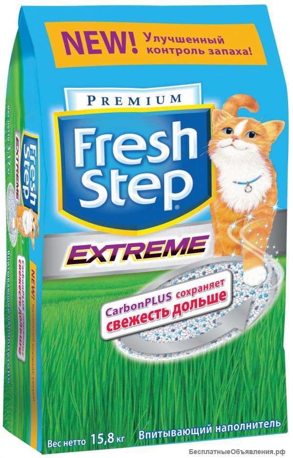 Наполнитель для кошачьих туалетов Fresh Step фреш степ , США