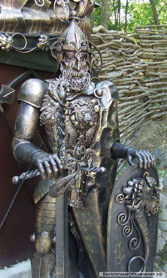 Скульптура из металла"Стражник Волшебного замка"