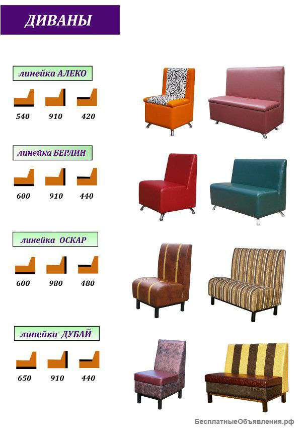 Мебель для кафе, бара, ресторана