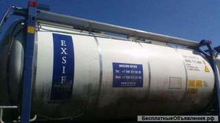 Танк-контейнер нержавеющий, объем — 31 куб.м.