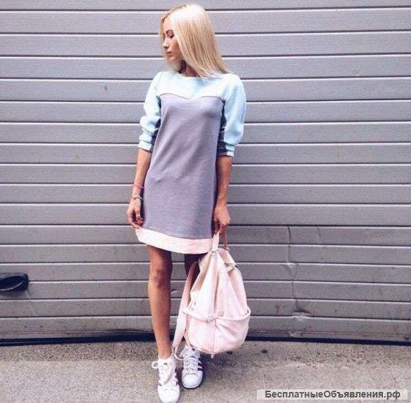 Платье трикотажное