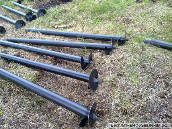 Фундамент на винтовых сваях