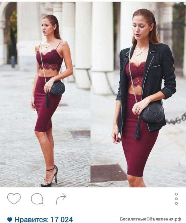 Комплект юбка и топ