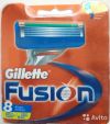 Gillette Сменные кассеты для бритья "Fusion", 8 шт