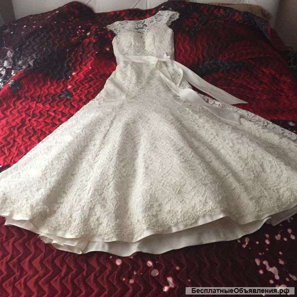 Свадебное платье и накидка