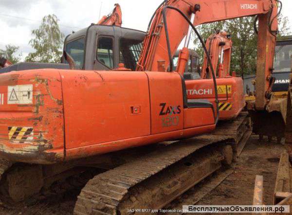 Аренда экскаватора HITACHI ZX120 (0,5 м3)