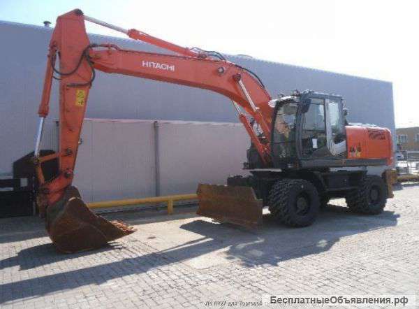 Аренда колесного экскаватора HITACHI ZX210 (0,9 м3)
