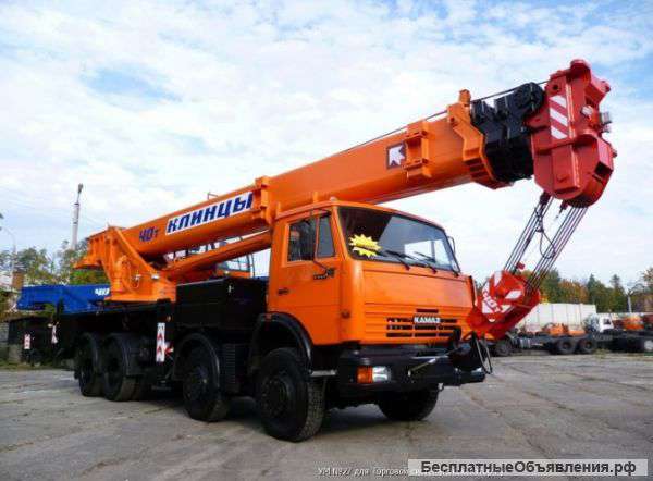 Аренда автокрана Клинцы (40 т.)