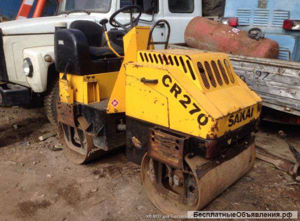 Аренда катка SAKAI CR270 (1,32 т.)