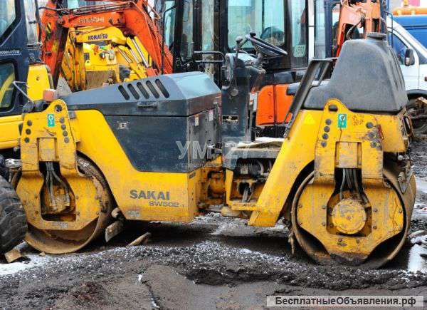 Аренда катка SAKAI SW502 (4,1 т.)