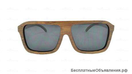 Деревянные солнцезащитные очки Mokuzai Disco black