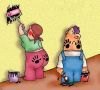 Ремонт квартир - полный или частичный. Семейная пара.