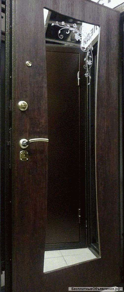 Дверь металлическая входная (2050 * 850 по коробке) левая