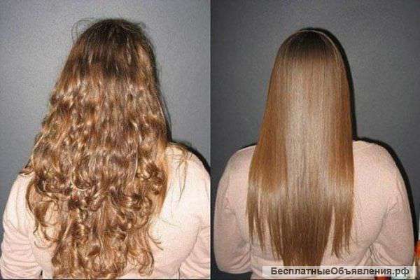 Нанокератиновое выпрямление и восстановление волос