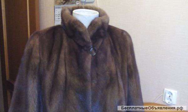 Полушубок нат. норка. р. 50-52.