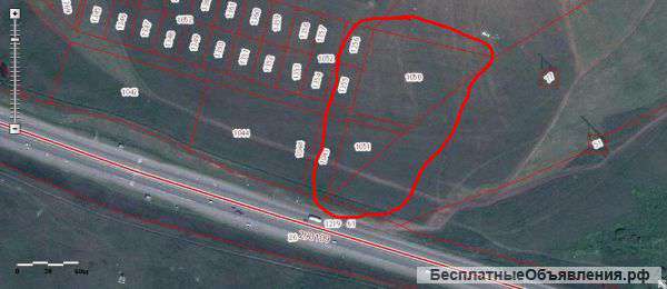 Земельный участок ОД на федеральной трассе М53