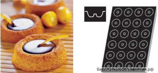 Мультиформа для выпечки "кольцо" 60x40 Paderno 563