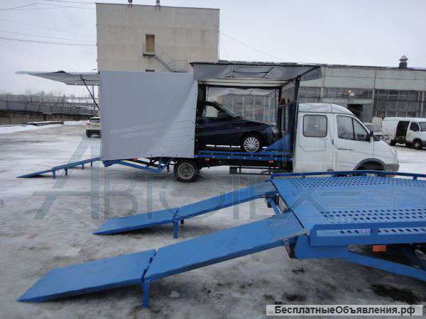 Установить ГАЗель эвакуатор,ГАЗель НЕКСТ,Фермер ломаная платформа