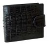 Портмоне River - croco black натуральная кожа крокодила