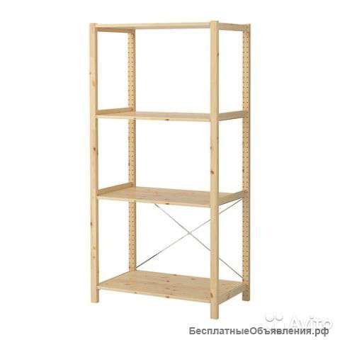 Деревянные стеллажи в отличном состоянии