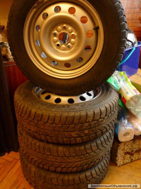 Комплект зимних колёс hankook Ice Bear R15