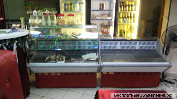Холодильная витрина.Стекляннные витрины.Штендер.