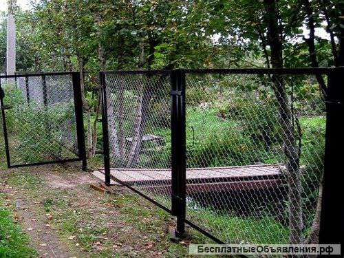 Ворота и калитки. В комплекте со столбами