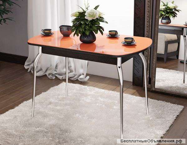 Стол раскладной милан стеклянный