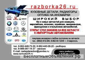 Запчасти на иномарки