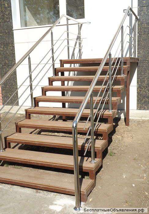 Перила, поручни, ограждения из нержавеющей стали