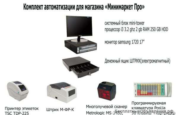 Комплект для автоматизации "Минимаркет про"