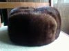 Шапка из норки коричневая