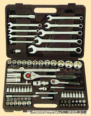 Набор инструментов 1/4", 1/2" 82 пр. 4-32мм FORCE