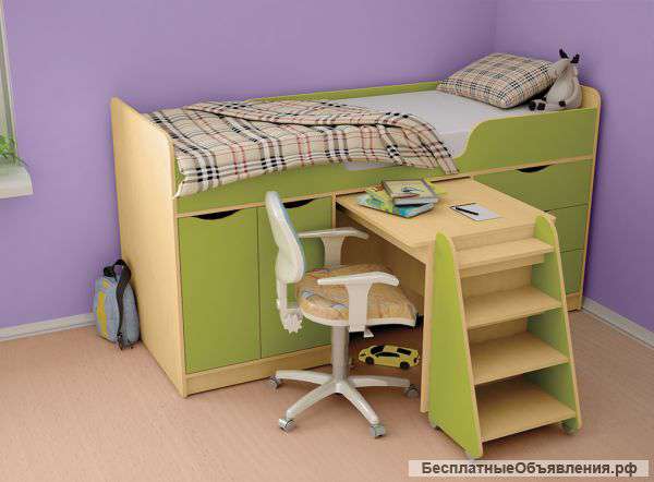 Детскую кровать Караван 7 МДФ