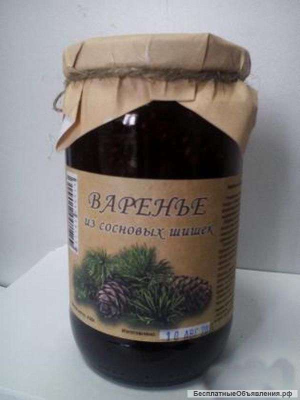 Варенье из молодых сосновых шишек 430 гр