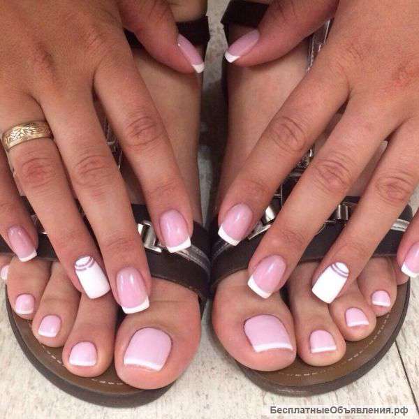 Маникюр педикюр Shellac наращивание брови