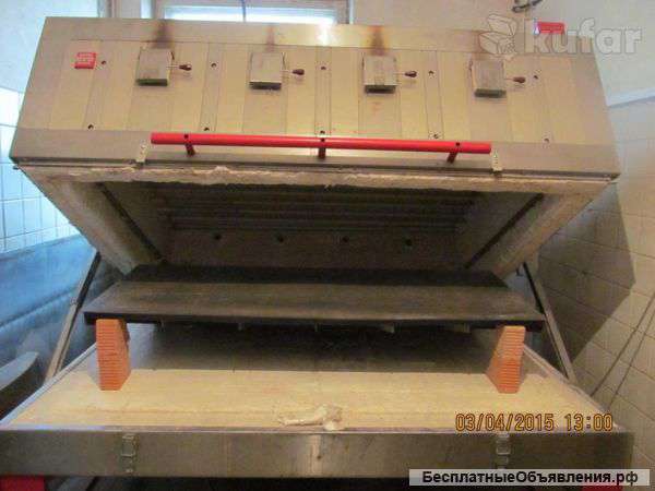 Печь для моллирования (гнутия) стекла