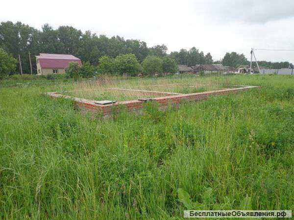 25 соток земли ПМЖ, с фундаментом под дом