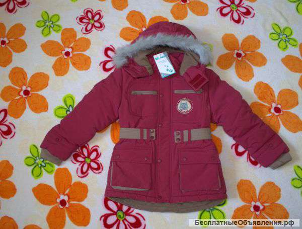 Зимнии куртка и пальто размер 106-116 с бирками