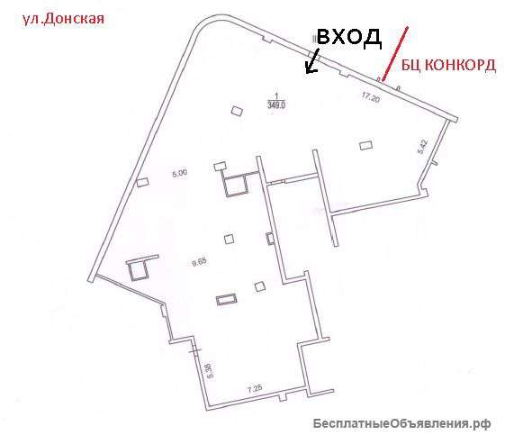 Помещение под офис Шаболовка 10