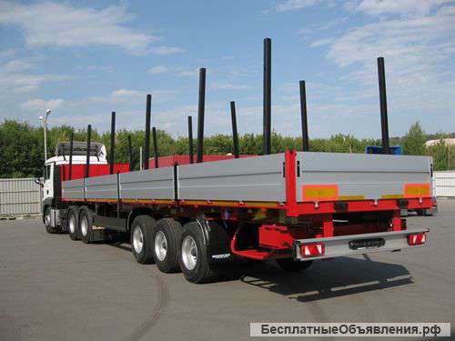 Бортовой полуприцеп Манак с кониками