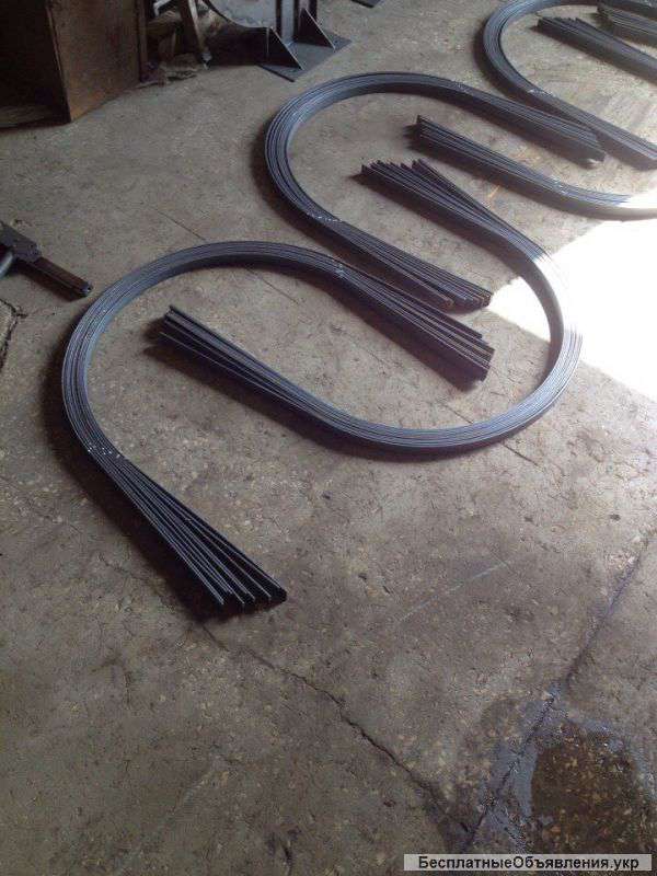 Гибка металлических прутков квадратов