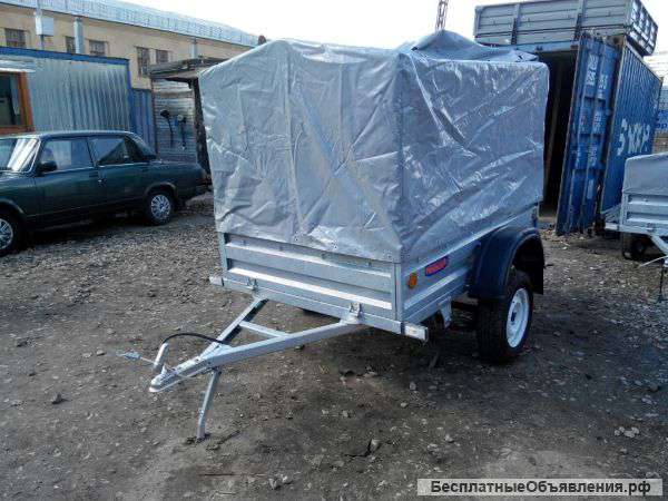 Оцинкованный прицеп КрКЗ-100 для легкового автомобиля