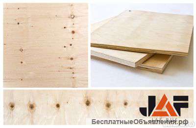 Фанера ФК (Берёза) 1525х1525 сорт 4/4 18мм