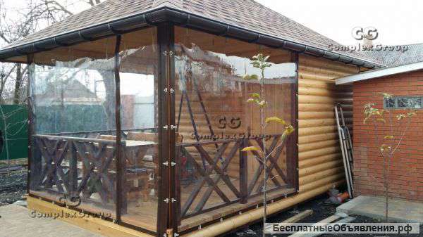 Защитные шторы для беседок и веранд