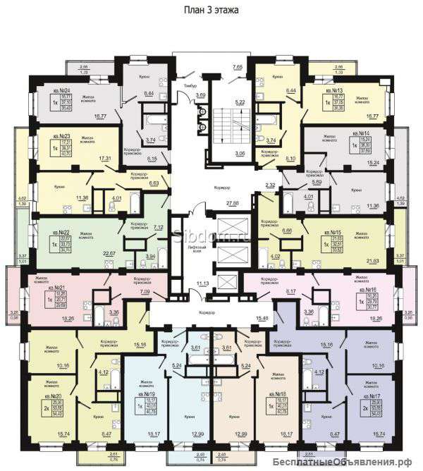 2-комн. Прибойная, 37 д.2, ж/к Панорама